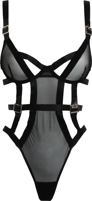 Slade Wired Body Lingerie Bodysuit Black