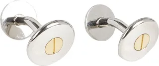 Cufflinks And Tie Clips Silver