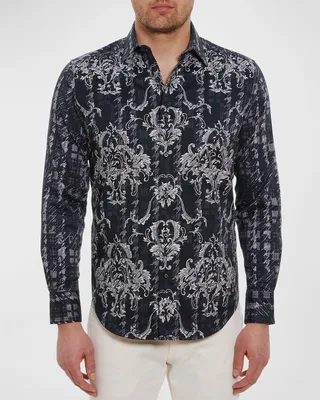 Men's Helios Cotton-Stretch Sport Shirt