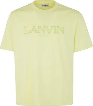 Lanvin Logo Embroidered Crewneck T-Shirt
