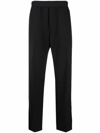 Mid-Rise Straight Trousers