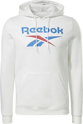 Reebok Reebok Identity Fleece Stacked Logo Pullover Hoodie