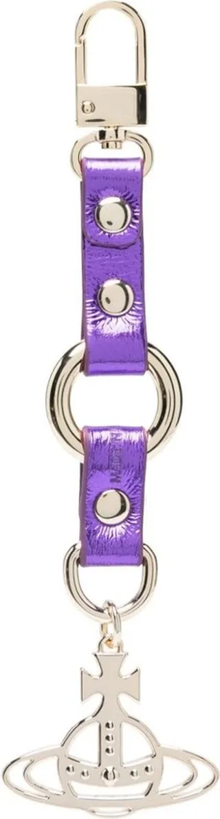 Orb-plaque keychain