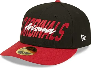 Men's New Era Black and Cardinal Arizona Cardinals 2022 Nfl Draft Low Profile 59FIFTY Fitted Hat
