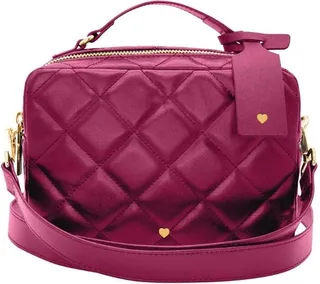 Johnny Loves Rosie - Quilted Pink Sasha Vegan Leather Bag