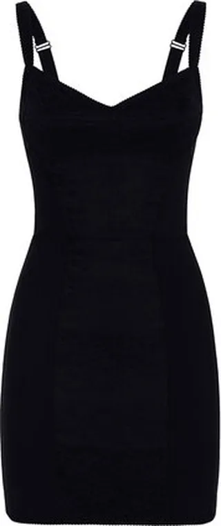 Corset-style slip dress