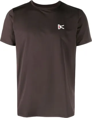 Brown Logo Print Short Sleeve T-Shirt