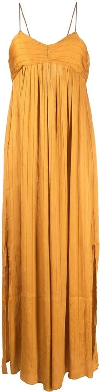 Silk-Blend Empire-Line Dress