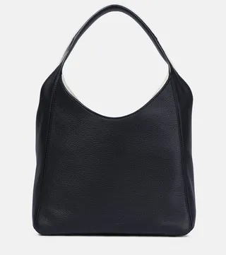 Leather shoulder bag