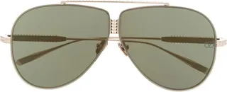 Rockstud pilot-frame sunglasses
