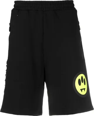 Logo-Print Knee-Length Shorts