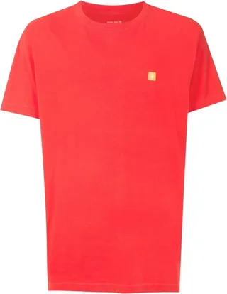 trident-print short-sleeved T-shirt
