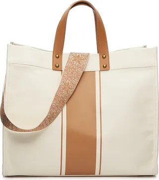Crown Vintage Stripe Tote