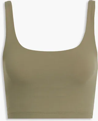 Cropped stretch tank
