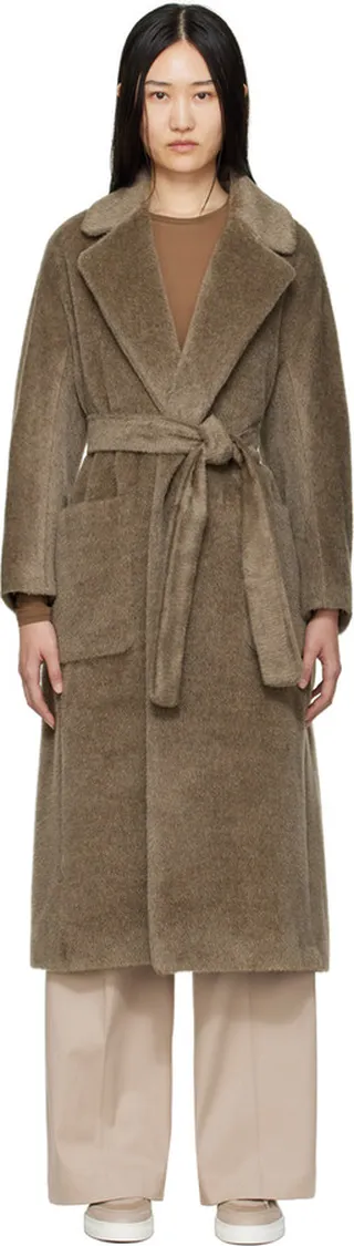 S Max Mara Brown Malesia Coat