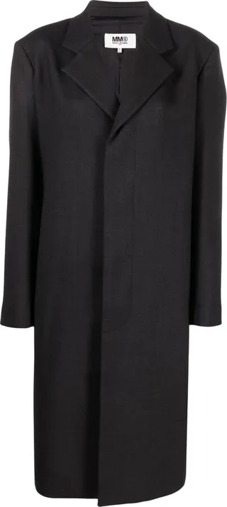 Single-Breasted Tailored Coat