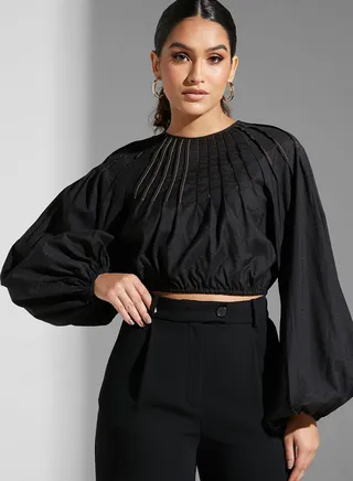 Balloon Sleeve Top