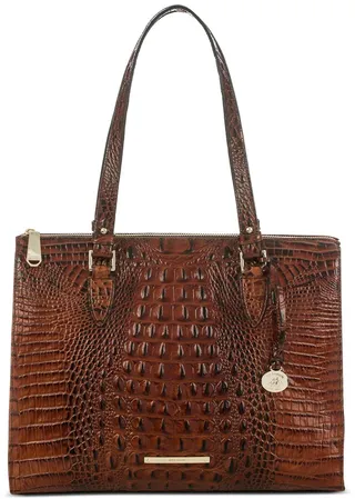 Brahmin Anywhere Melbourne Embossed Leather Tote