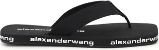 Alexander Wang Logo Printed Flip Flops