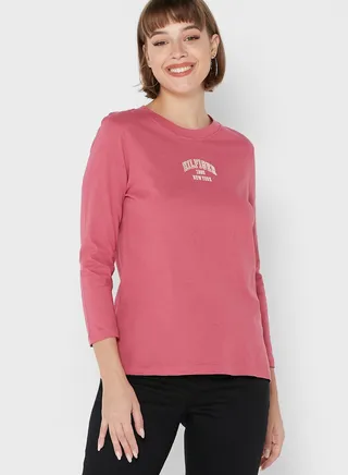 Crew Neck Graphic T-Shirt
