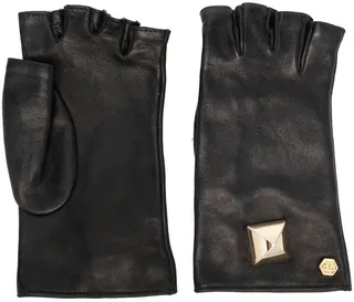 Stud-Embellished Driver Gloves