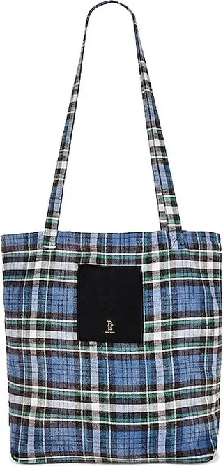 R13 Medium Tote Bag in Blue
