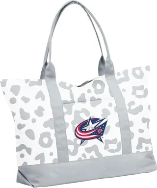 Women's Columbus Blue Jackets Leopard Pattern Tote