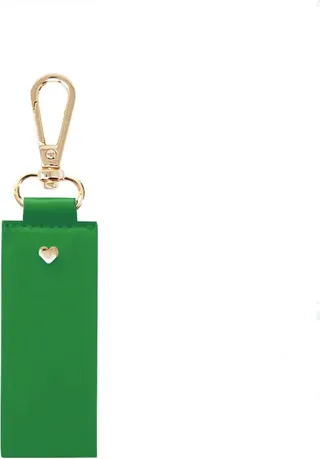 Johnny Loves Rosie - Green Soft Vegan Leather Archie Rectangle Keyring