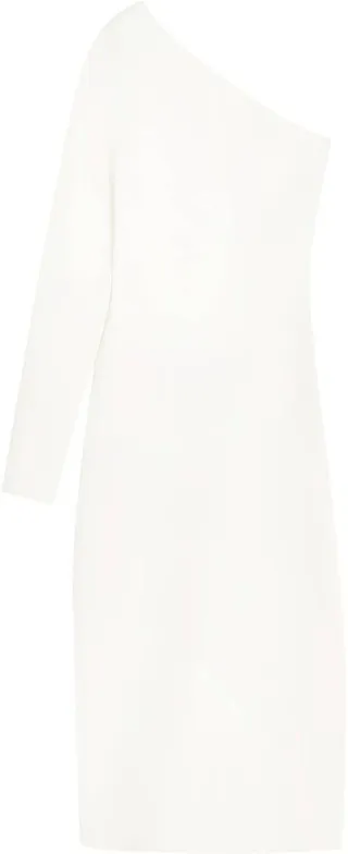 One-Shoulder Ribbed Dress