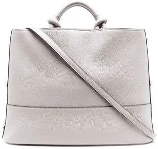 Glam leather tote bag