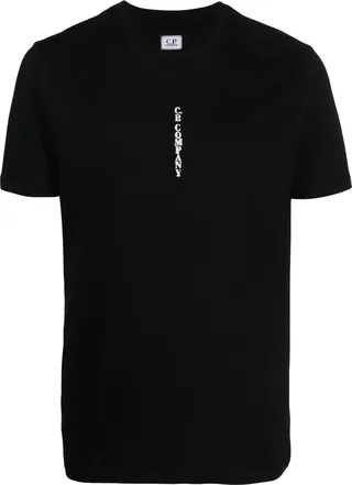 rear logo-print T-shirt