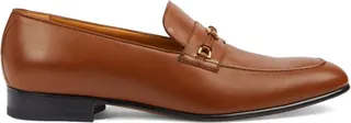 Interlocking G leather loafers