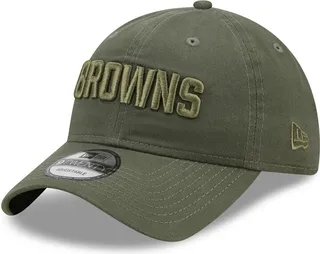 Men's New Era Olive Cleveland Browns Core Classic 2.0 Tonal 9TWENTY Adjustable Hat