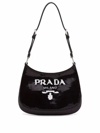 Cleo sequin-embellished shoulder bag