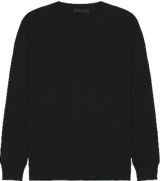 WARDROBE.NYC Long Sleeve Tee in Black