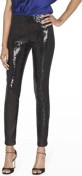 Sequin Ankle Leggings