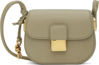 Bottega Veneta Khaki Mini Desiree Bag