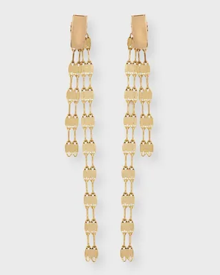 St Barts Linear Front and Back Earrings
