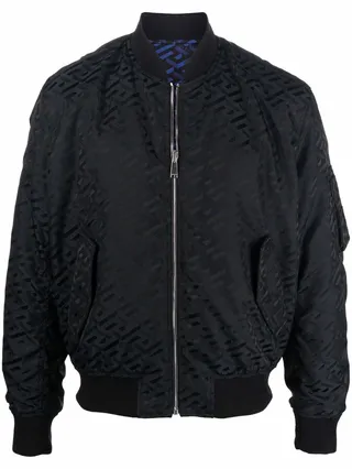 La Greca pattern bomber jacket