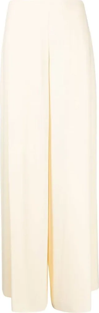Side-Slit Straight Trousers