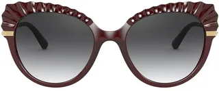 Plissé cat-eye sunglasses