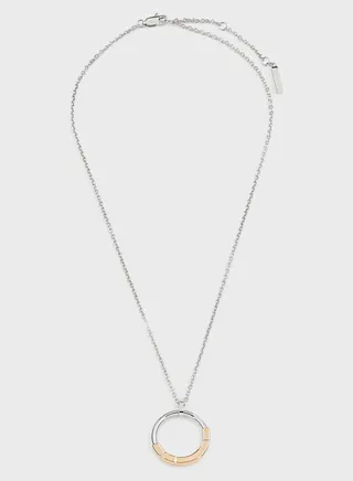 Circular Mini Pendant Dainty Necklace