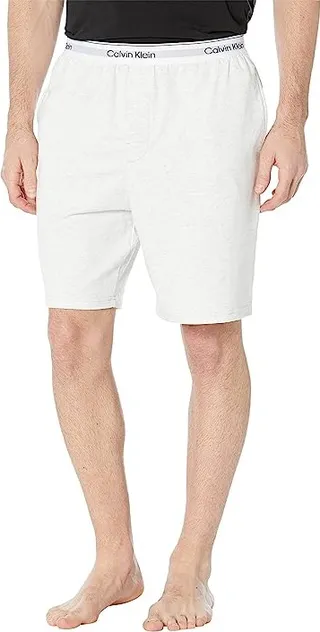Calvin Klein Underwear Modern Cotton Lounge Sleep Shorts (Snow Heather) Men's Pajama