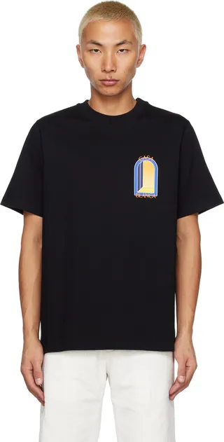 Casablanca Black L'Arche De Nuit T-Shirt
