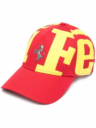 All-Over Logo Print Baseball Cap