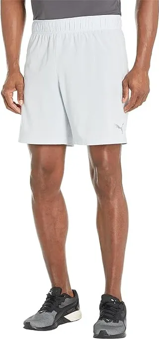 PUMA Run Favorite 2-in-1 Shorts (Platinum Gray) Men's Clothing