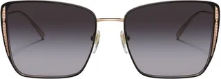 Square-Frame Tinted Sunglasses
