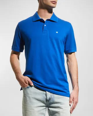 Men's Star Knit Pima Cotton Piqué Polo Shirt