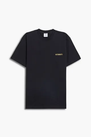 Printed cotton-jersey T-shirt