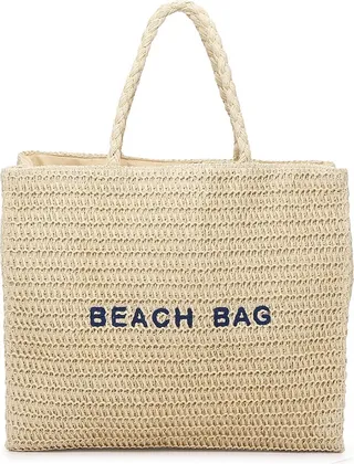 Kelly & Katie Straw Tote